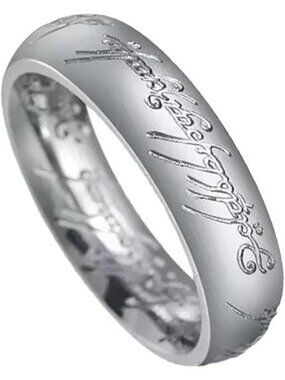 Carving Silver 18K Gold Plated S925 Sterling Silver Bow Knot Ring